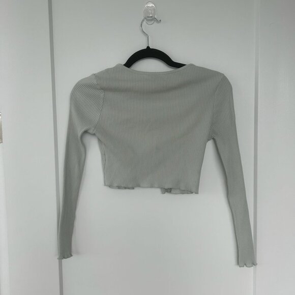 Ribbed Tie Top - Picture 3 of 5